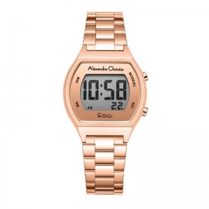 Alexandre Christie AC 9384 Full Rosegold Steel LHBRGLN